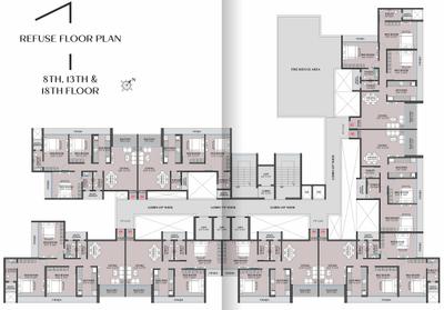Project Image of 786.0 - 1143.0 Sq.ft 2 BHK Apartment for buy in Crystal Corner