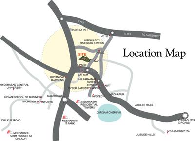 Project Image of 2295.0 - 3650.0 Sq.ft 3 BHK Apartment for buy in Meenakshi Sky Lounge