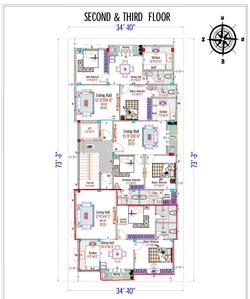Project Image of 650.0 - 865.0 Sq.ft 2 BHK Apartment for buy in SCC Prananya Avantra Apartments