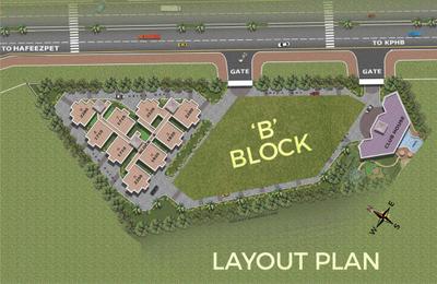 Project Image of 1710.0 - 2320.0 Sq.ft 3 BHK Apartment for buy in Sri Sindhu Fortune Heights