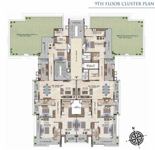 Project Image of 2506.0 - 4876.0 Sq.ft 3 BHK Apartment for buy in Ritu Emerald Chamber