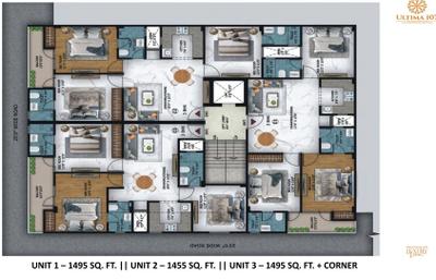 Project Image of 1055.0 - 2295.0 Sq.ft 2 BHK Builder Floor for buy in Arenaa Heights The Ultima 107