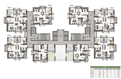 Project Image of 1243.0 - 2257.0 Sq.ft 2 BHK Apartment for buy in Aparna Zenon