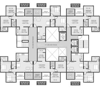 Project Image of 740.0 - 1032.0 Sq.ft 2 BHK Apartment for buy in K Ville Phase I