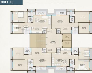 Project Image of 680.39 - 854.0 Sq.ft 2 BHK Apartment for buy in Aarohi Elegance