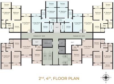 Project Image of 555.0 - 900.0 Sq.ft 1 BHK Apartment for buy in Ekta Sarvoday Kalp