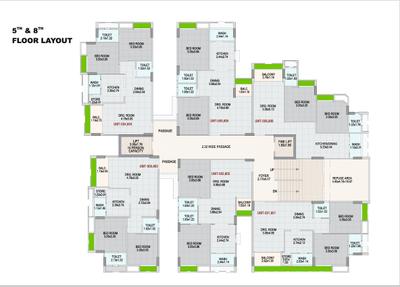 Project Image of 622.58 - 665.32 Sq.ft 2 BHK Apartment for buy in Sns Priide