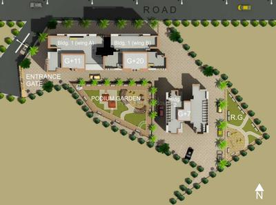 Project Image of 384.0 - 561.0 Sq.ft 1 BHK Apartment for buy in Virat Green Avenue 1A