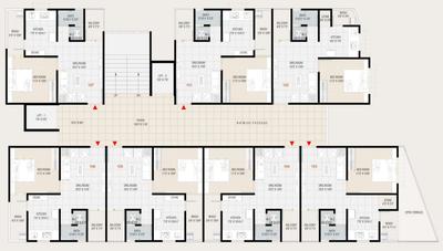 Project Image of 386.53 - 1117.0 Sq.ft 1 BHK Apartment for buy in Narmada Ashtavinayak Elegance Apartment