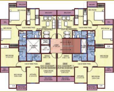 Project Image of 0.0 - 421.0 Sq.ft 1 BHK Apartment for buy in Enkay Garden Lotus C