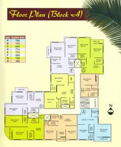 Project Image of 385.0 - 974.0 Sq.ft 1 BHK Apartment for buy in GM Meena Green