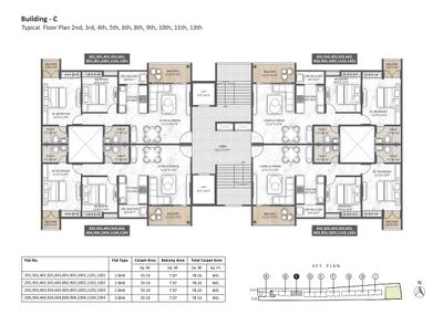 Project Image of 841.0 - 1006.0 Sq.ft 2 BHK Apartment for buy in Rajveer Garima Phase 1