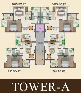 Project Image of 680.0 - 1215.0 Sq.ft 1 BHK Apartment for buy in Braj Keshav Majestic Phase 2