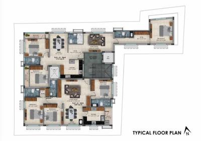 Project Image of 1449.0 - 1719.0 Sq.ft 3 BHK Apartment for buy in The Mandarin