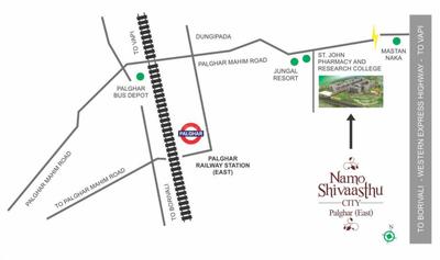Project Image of 0.0 - 383.0 Sq.ft 1 BHK Apartment for buy in S S Namo Shivaasthu City Building No 5