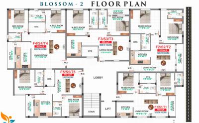 Project Image of 763.0 - 963.0 Sq.ft 2 BHK Apartment for buy in VR Blossom 2