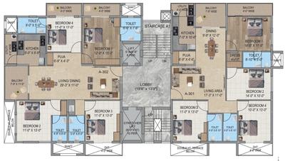 Project Image of 573.0 - 2273.0 Sq.ft 1 BHK Apartment for buy in Akshat Utopian Heights