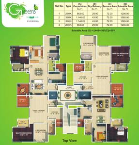 Project Image of 1200 Sq.ft 2 BHK Apartment / Flat for sale in Wakad for Rs. 13900000