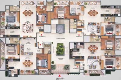 Project Image of 1356.0 - 1944.19 Sq.ft 2 BHK Apartment for buy in Premier Slice Of Heaven