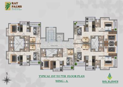 Project Image of 358.76 - 593.74 Sq.ft 1 BHK Apartment for buy in SVS Ray Palms