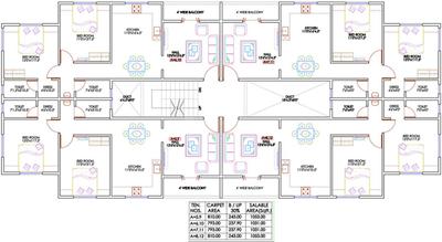 Project Image of 793.0 - 810.0 Sq.ft 2 BHK Apartment for buy in Jay Vijay Sneh