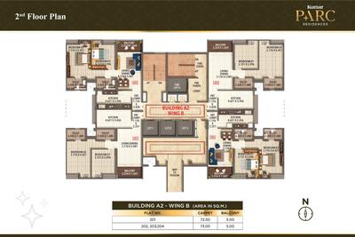 Project Image of 834.0 - 1168.0 Sq.ft 2 BHK Apartment for buy in Kumar Parc Residences