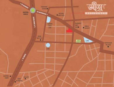 Project Image of 501.71 - 573.5 Sq.ft 2 BHK Apartment for buy in Shree Krishna Shreeji Residency