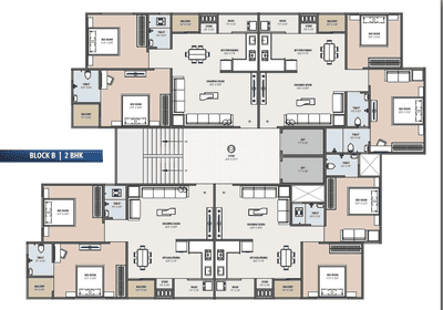 Project Image of 582.97 - 856.59 Sq.ft 2 BHK Apartment for buy in Shri Hari Pratham Platinam