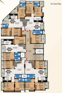 Project Image of 1125.0 - 1615.0 Sq.ft 2 BHK Apartment for buy in Lucky Aanandam Apartments