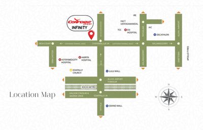 Project Image of 1159.0 - 1625.0 Sq.ft 2 BHK Apartment for buy in Confident Infinity