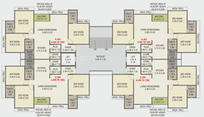 Project Image of 1364.0 - 1376.0 Sq.ft 3 BHK Apartment for buy in Aarna 48