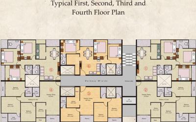 Project Image of 0.0 - 1330.0 Sq.ft 3 BHK Apartment for buy in Sigma Gold