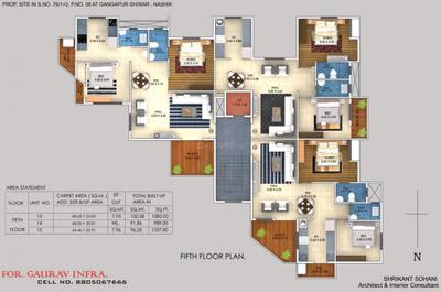 Project Image of 600.95 - 650.46 Sq.ft 2 BHK Apartment for buy in G K Samarth Gaurav