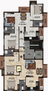 Project Image of 668.0 - 1065.0 Sq.ft 2 BHK Apartment for buy in MP Dior