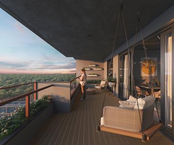 Project Image of 2394.0 - 2412.0 Sq.ft 3 BHK Apartment for buy in The Balcony By Kaavyaratna