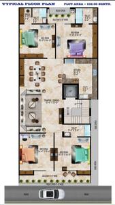 Project Image of 1800.0 - 3200.0 Sq.ft 4 BHK Builder Floor for buy in Creative Ultra Luxury Flors
