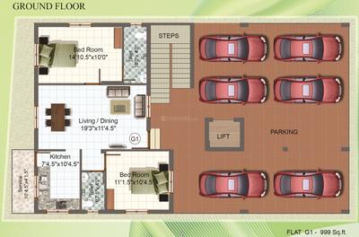 Project Image of 613.0 - 1249.0 Sq.ft 1 BHK Apartment for buy in Rayan Bhagyam