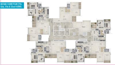 Project Image of 535.4 - 1051.0 Sq.ft 2 BHK Apartment for buy in Harivishva Infinia
