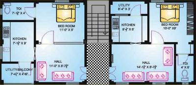 Project Image of 418.0 - 570.0 Sq.ft 1 BHK Apartment for buy in STBL Vyjayanthi Gardens