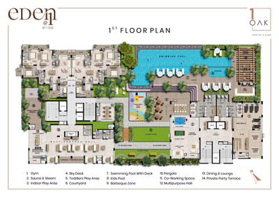 Project Image of 1170.9 - 1913.07 Sq.ft 3 BHK Apartment for buy in Eden At 1