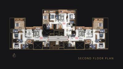 Project Image of 1837.41 - 2233.75 Sq.ft 3 BHK Apartment for buy in Pacifica Hamilton Tower