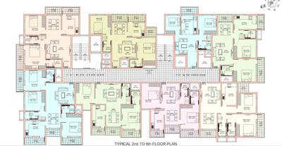 Project Image of 690.0 - 1370.0 Sq.ft 2 BHK Apartment for buy in RedBricks Palm Hills Block B