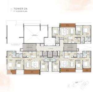 Project Image of 966.71 - 1424.62 Sq.ft 2 BHK Apartment for buy in Kalpataru Blossoms Tower 2