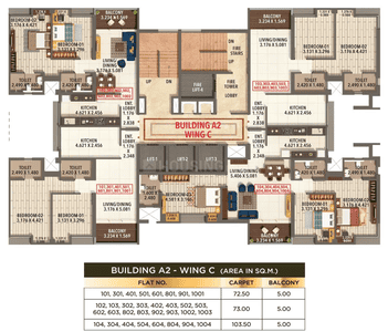 Project Image of 780.38 - 1114.06 Sq.ft 2 BHK Apartment for buy in Kumar Parc Residences A2