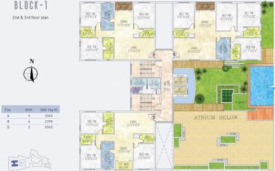 Project Image of 2045.0 - 3130.0 Sq.ft 3 BHK Apartment for buy in Jain Dream One Block 1 & 2