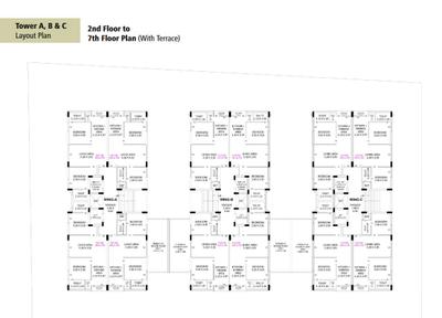 Project Image of 539.27 - 562.63 Sq.ft 2 BHK Apartment for buy in Shriji Bombay Silver 4
