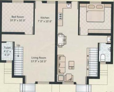 Project Image of 570.0 - 915.0 Sq.ft 2 BHK Villa for buy in Kalp Dev Residency