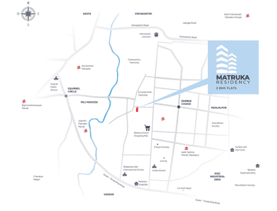 Project Image of 510.75 - 531.95 Sq.ft 2 BHK Apartment for buy in Matruka Residency