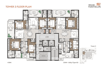 Project Image of 0.0 - 2770.0 Sq.ft 3 BHK Apartment for buy in Highland Mayfields
