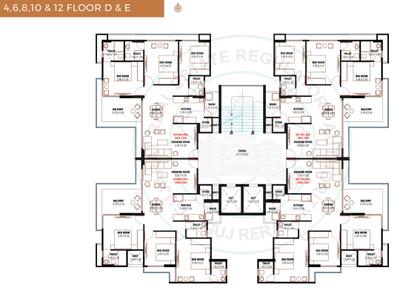 Project Image of 1200 Sq.ft 3 BHK Apartment / Flat for sale in Adalaj for Rs. 10400000